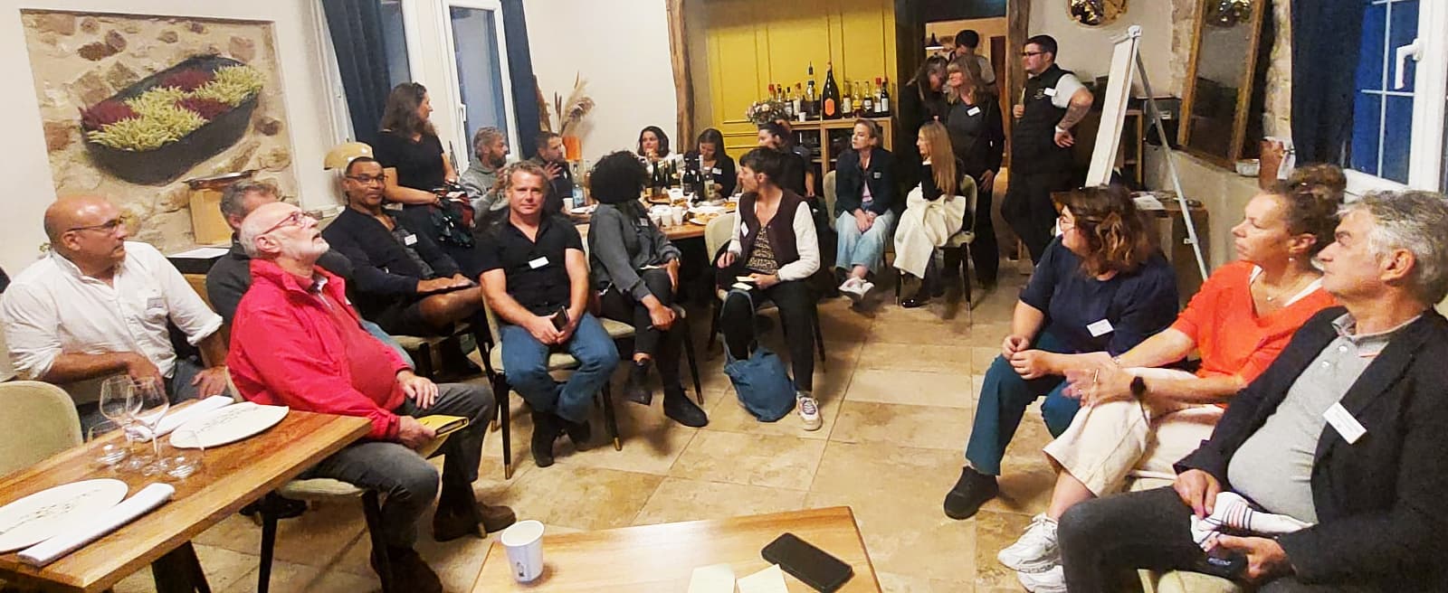 Photos prise pendant la réunion AG de l'association